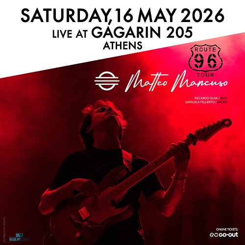 Matteo Mancuso live in Athens poster_IG-FB Poster