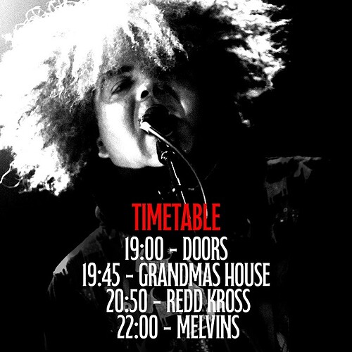 melvins-timetable