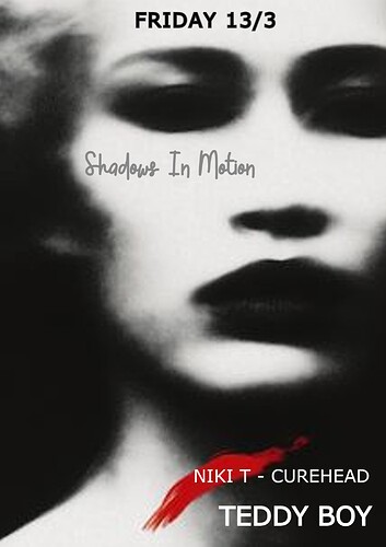 TEDDY BOY 13 MARCH 2026 SHADOWS IN MOTION